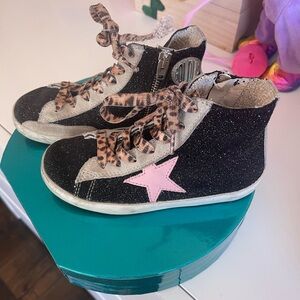 Girls Glitter Golden Goose size 28